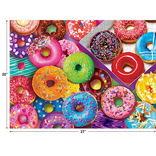 Kodak 1,000 Piece Jigsaw Puzzle, I Love Donuts, 20" x 27"