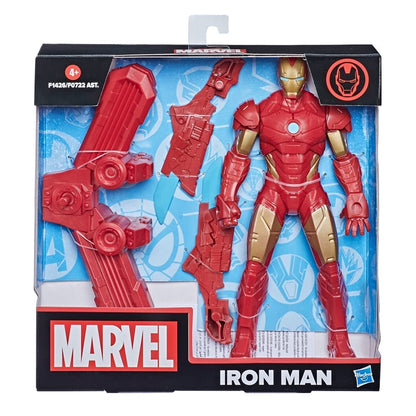 Hasbro Marvel Iron Man Toy 9.5-inch Action Super Heroes Figure and Gear