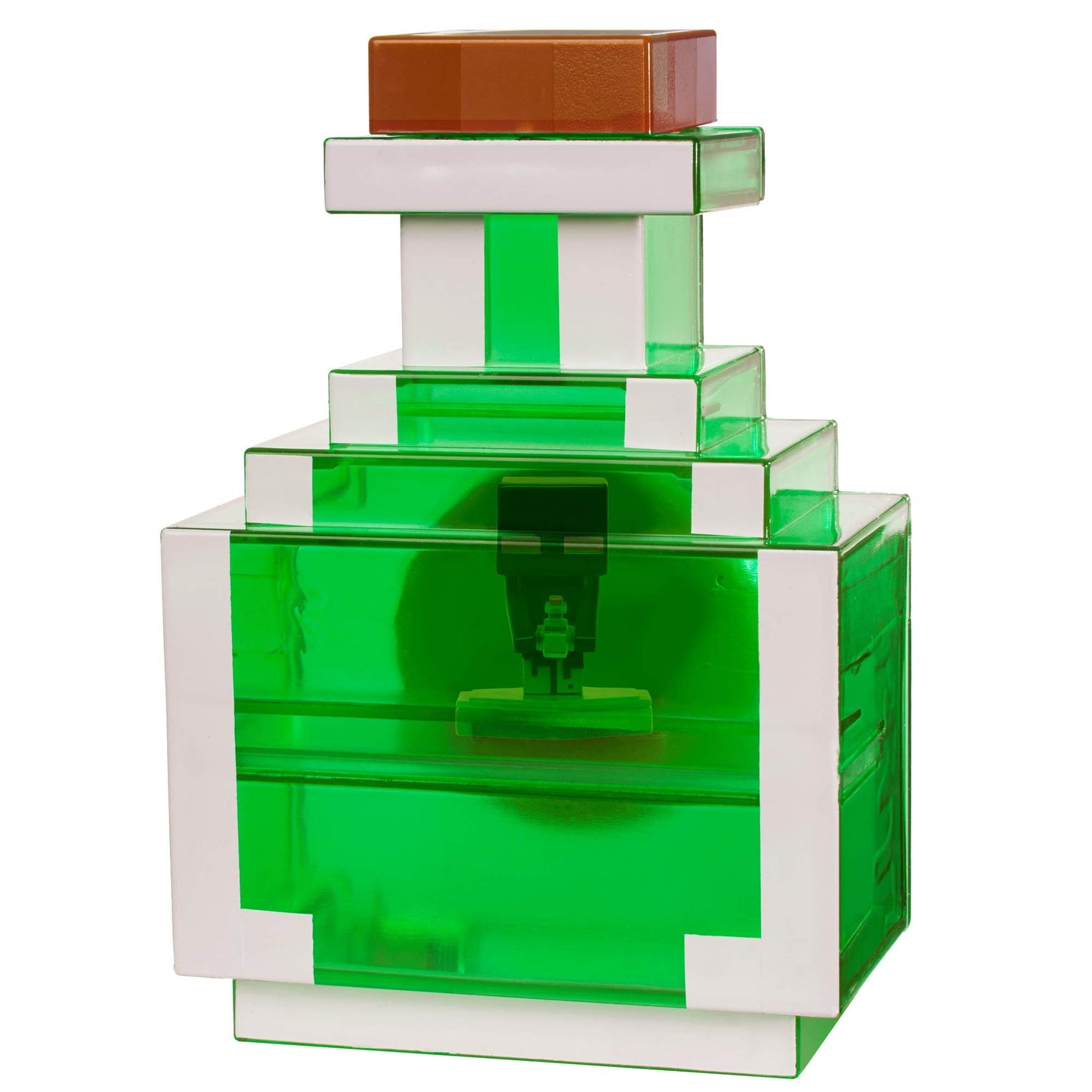 Mattel Minecraft Carry Along Potion Plus Exclusive Mini Figure, Carrying Case for Mini Figures, Based on Minecraft Video Game, Toys for Kids Age 6 and Up