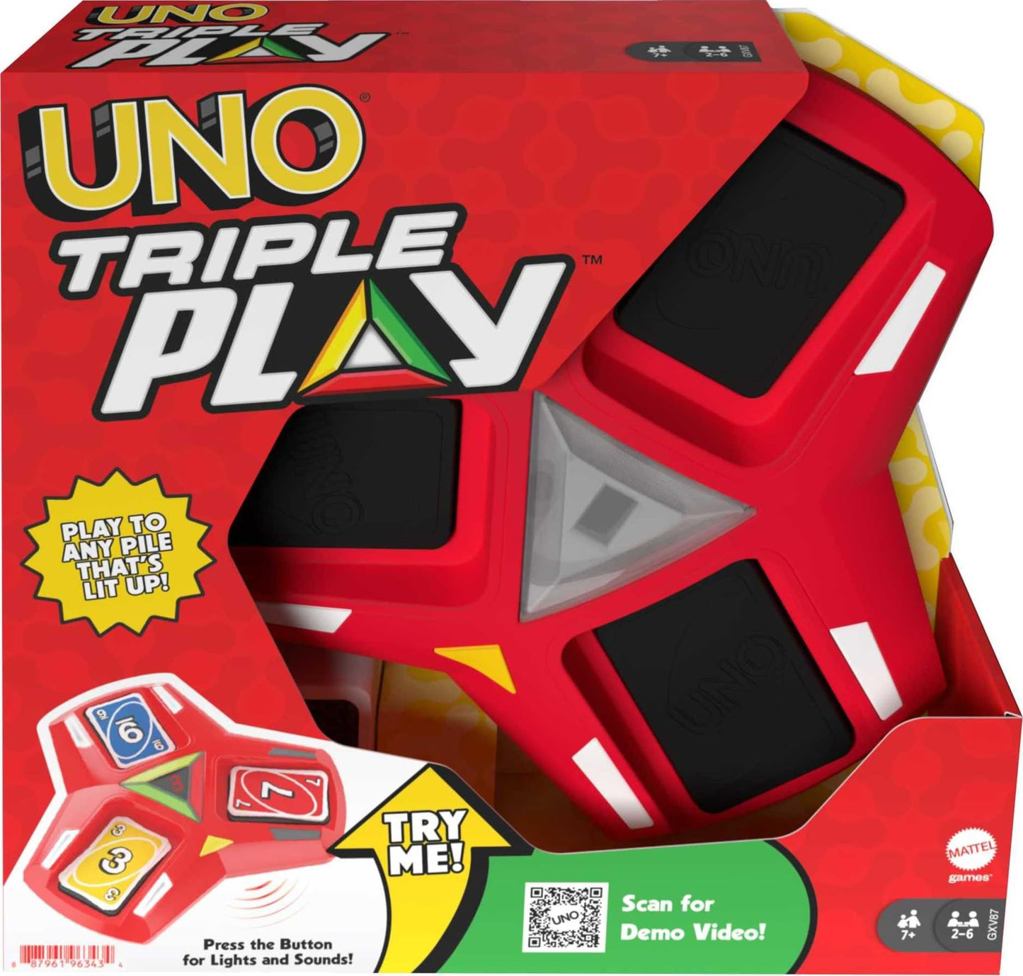 Mattel Games UNO Triple Play