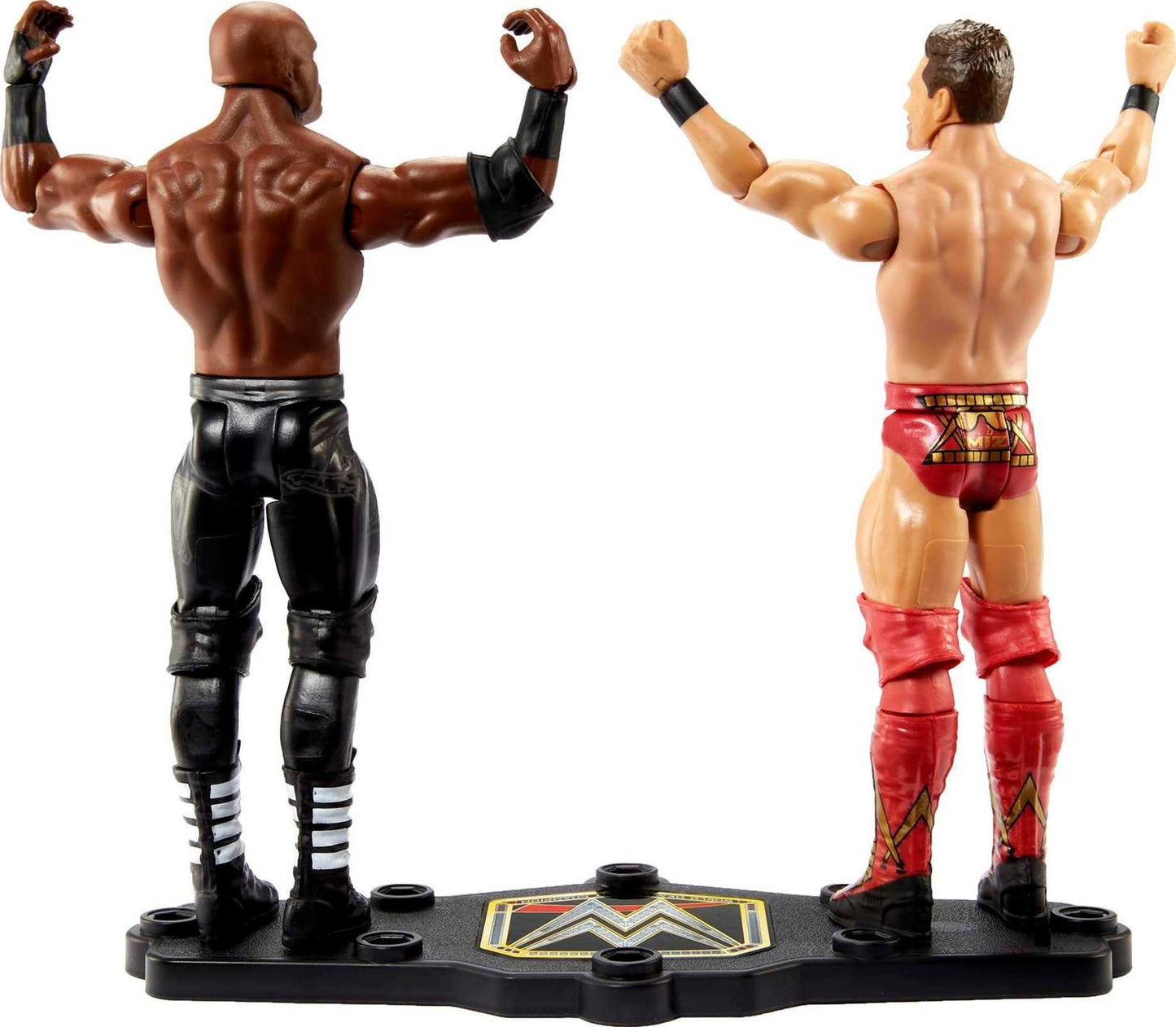 Mattel Bobby Lashley vs The Miz Championship Showdown 2-Pack 6-inch Action Figures Friday Night Smackdown Battle Pack for Ages 6 Years Old & Up