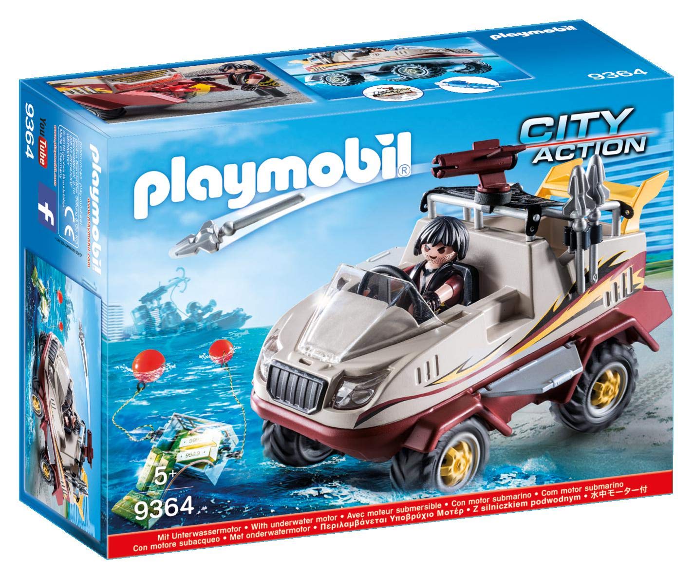 Playmobil Amphibious Truck, Multicolor