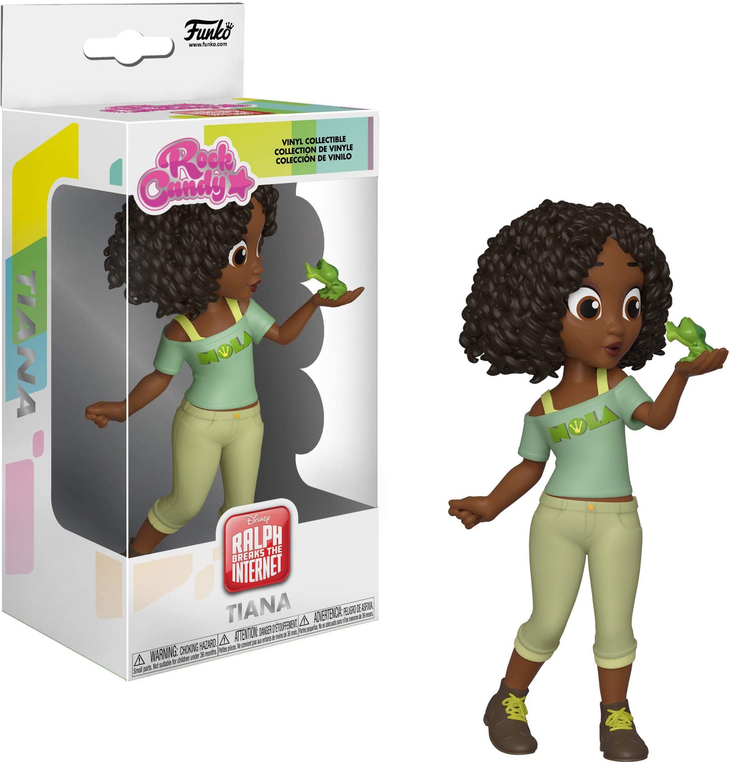 Funko 39157 Rock Candy: Comfy PrincessesTiana, Multicolor