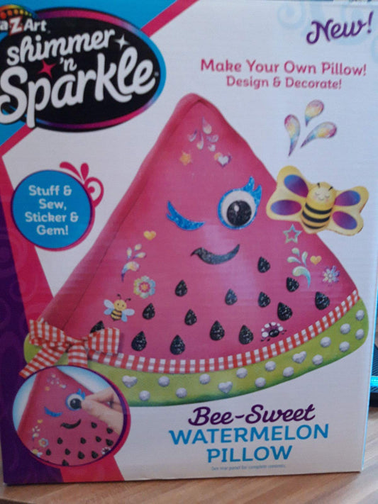 Cra-Z-Art CRAZART SHIMME N Sparkle BEE Sweet Watermelon Pillow Making