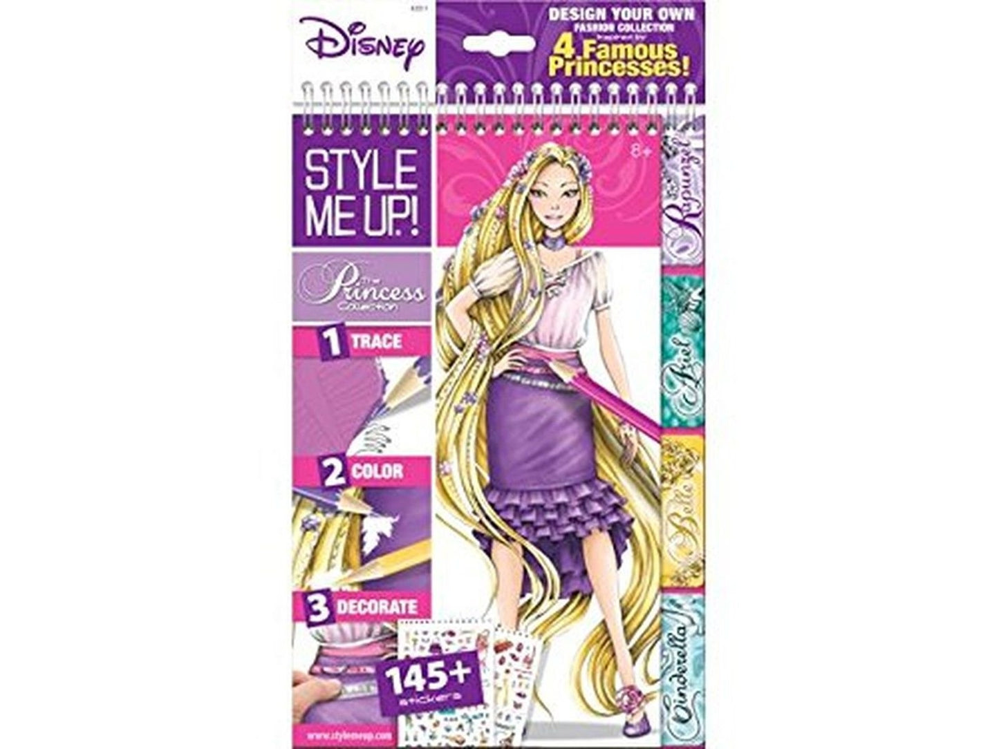 Style Me Up! The Princesses Collection Regular Sketchbook English New supplier_mnmdiscount1