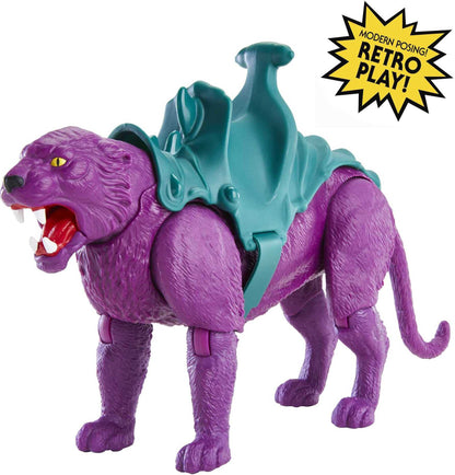 Masters of the Universe Origins Action Figure, Panthor Collectible with 12 Movable Joints, Panther-Like Beast, 11.75 Inch