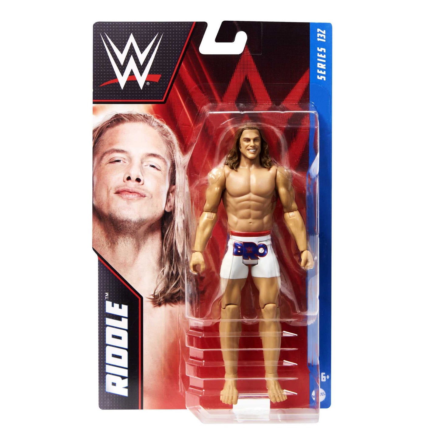 Mattel WWE Basic Riddle Action Figure, Posable 6-inch Collectible for Ages 6 Years Old & Up