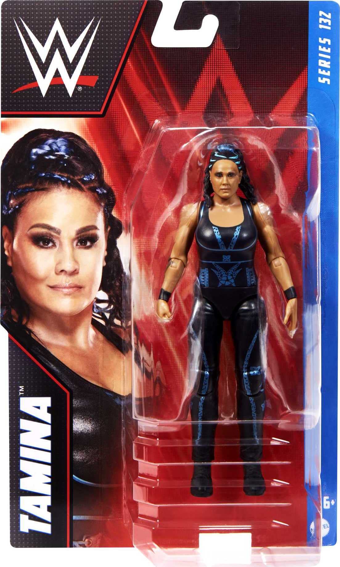 Mattel WWE Basic Tamina Action Figure, Posable 6-inch Collectible for Ages 6 Years Old & Up