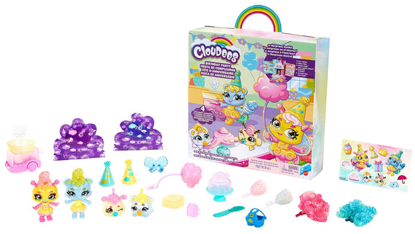 Mattel Cloudees Collectible Pets Birthday Ice Cream Party Set