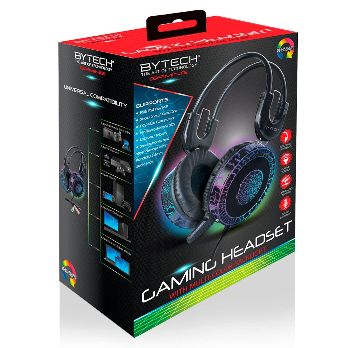 Bytech BYGAOH102BK Gaming Headset with Backlight