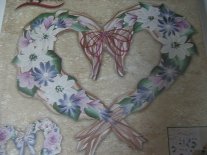 One Stroke Learn to Paint Kit Heart Wreath Kit 1210
