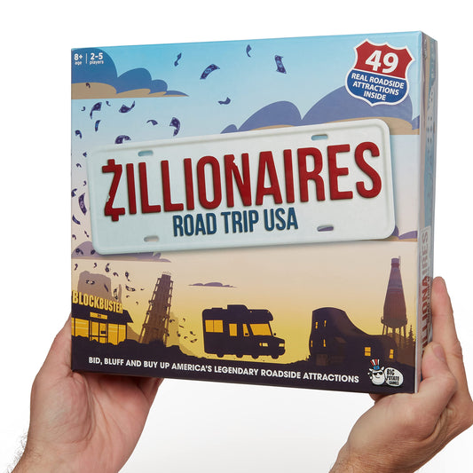 Zillionaires Road Trip USA: Family Board Game for Kids and Adults, Board Games for Families, Best New Board Games, Great for 2 – 5 Players…