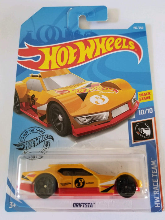 Hot Wheels 2019 Hw Race Team Driftsta, 197/250 Yellow