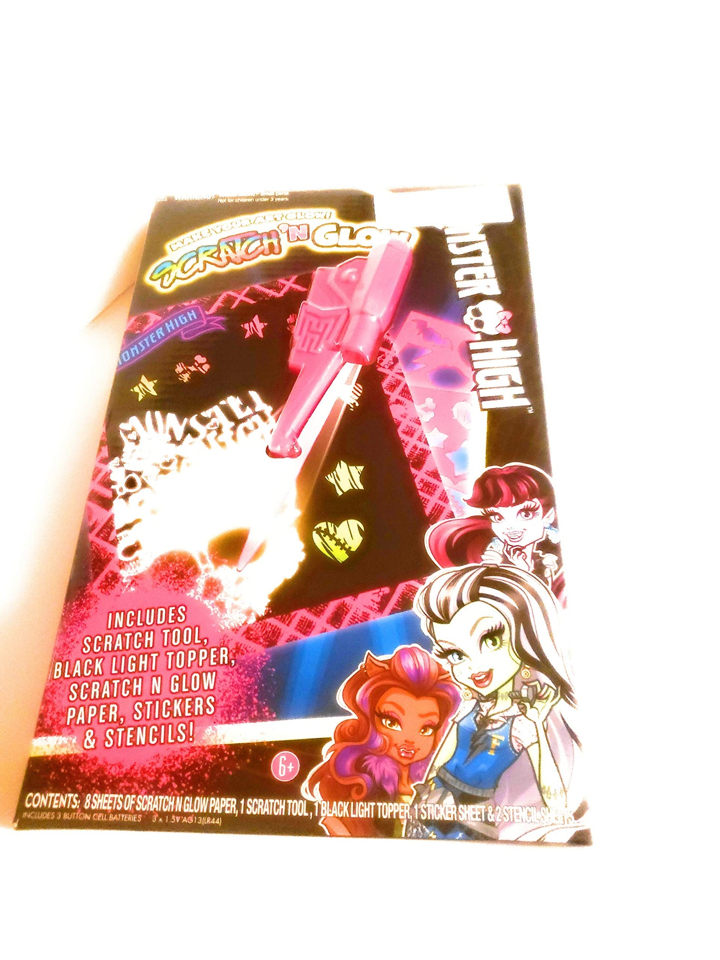 Monster High Color 'n Glow Activity Set