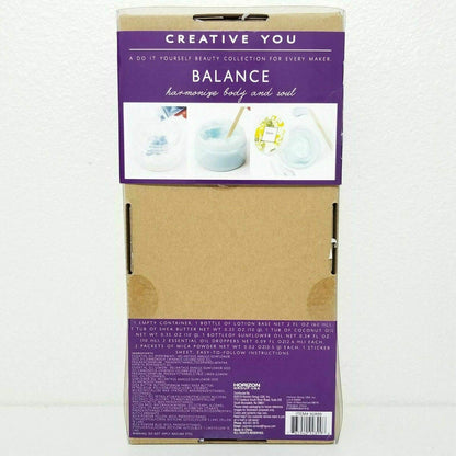 Creative You DIY Do it Yourself Lemon Burst Body Butter Lotion Balance Kit