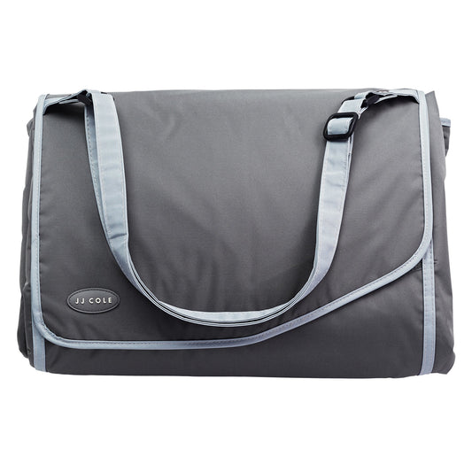 JJ Cole Outdoor Toddler Blanket - Water-Resistant Outdoor Blanket With Adjustable Bag Strap - Stone Arbor - 58" x 84"